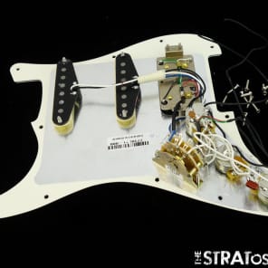 Fender American Professional HSS Shawbucker Strat LOADED PICKGUARD Parchment 3 image 2