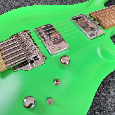 KOLOSS X6 Aluminum body electric guitar Satin Green image 3