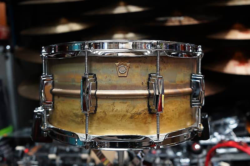 Ludwig/ USA # LB464R Raw Brass 6.5" x 14" Snare Drum w/ Imperial Lugs (2022) Free shipping! image 1