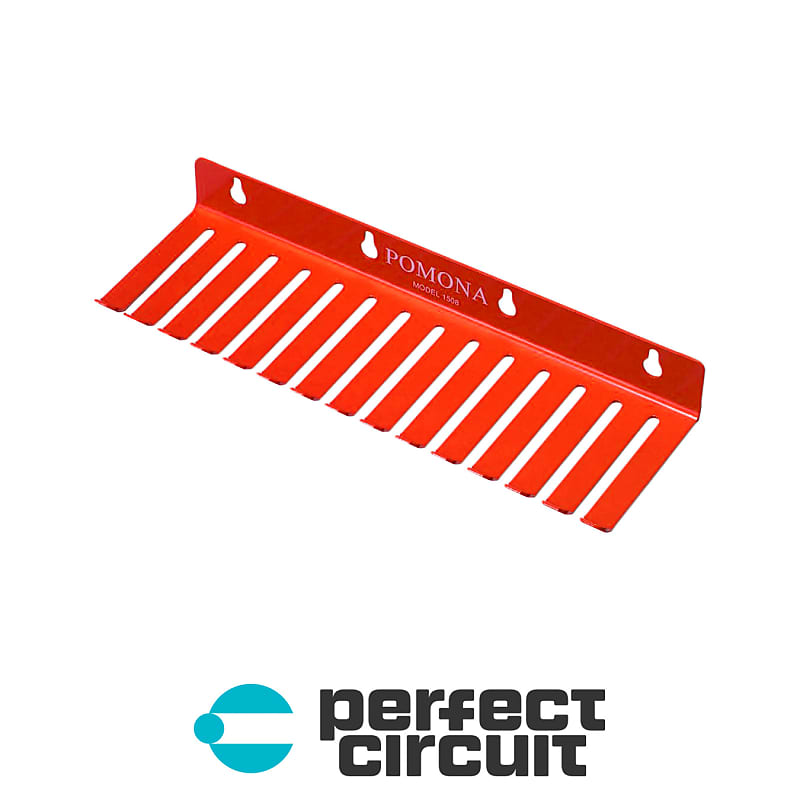 Pomona Electronics 3.5mm / Banana Cable Hanger (Orange) Reverb