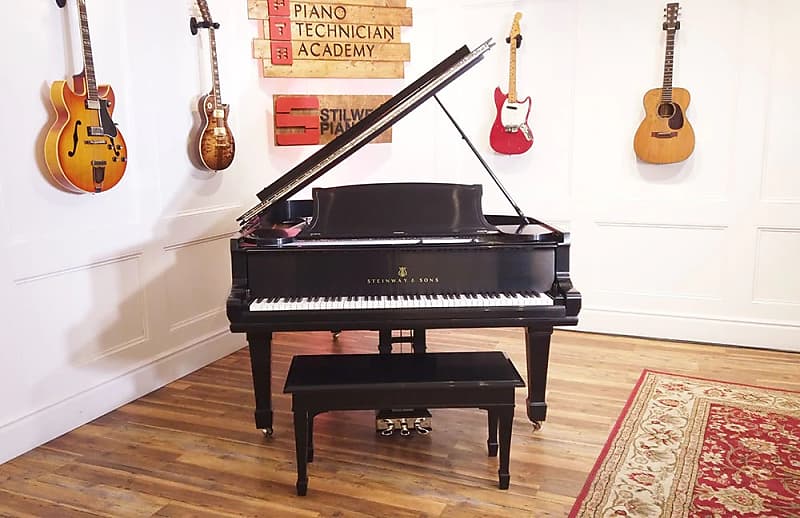 Steinway & Sons B 1894 - Ebony Satin Grand Piano New Rebuild image 1