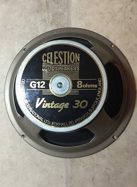 Celestion Vintage 30 Speaker - G12V30, 8 Ohms - England | Reverb Celestion Vintage 30 Speaker - G12V30, 8 Ohms - England | Reverb