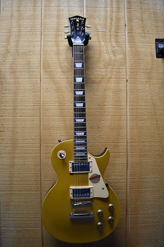 Indiana St. Paul Electric Guitar Gold image 1