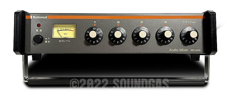 ナショナルオーディオミキサー　WR-420A National WR-420A Audio Mixer *Soundgas* | Reverb