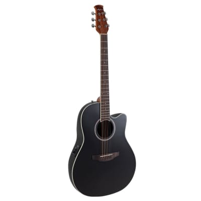 Ovation Applause AE44-5S Cutaway A/E Guitar - Black Satin - Open Box image 2