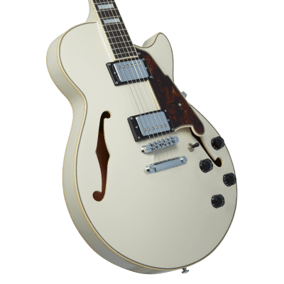 D'Angelico Premier SS Semi-Hollow Single Cutaway - Champagne 2021 image 4