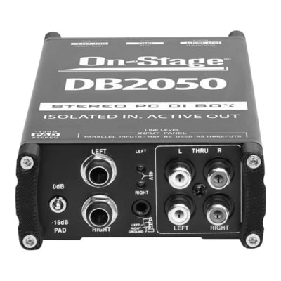 On-Stage Audio DB2050 Active Stereo Multi-Media DI Box image 1
