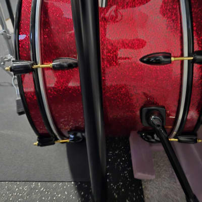 Alesis Strike Pro Kit Electronic Drum Set 2020s - Red Sparkle image 5
