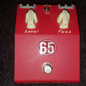 65 Amps Colour Face Distortion/Fuzz Pedal 2015? Red image 1