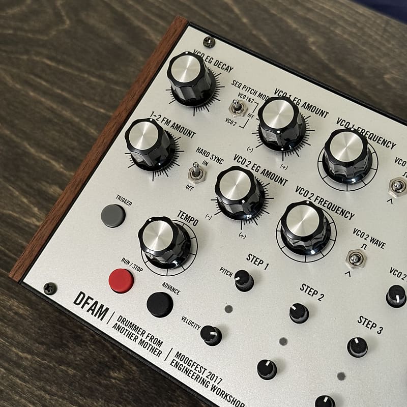 Moog DFAM - Moogfest Silver Edition - Serial #49 | Reverb