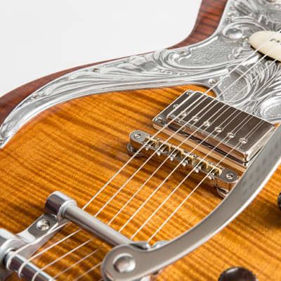 Spalt Instruments 624 Burst Custom Electric Guitar, Mahogany & Flamed Maple image 5