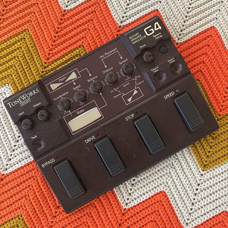 TONEWORKS G4 ロータリースピーカーシミュレーター　完動品 KORG TONEWORKS G4 中古品 手軽にレスリースピーカーの効果を