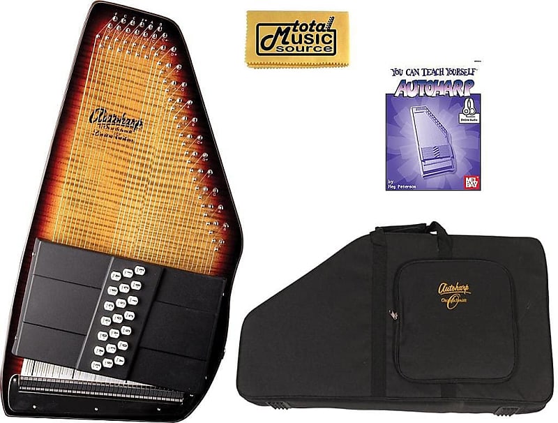 Oscar Schmidt 21 Chord Electric Autoharp, Passive Pickup, Gloss