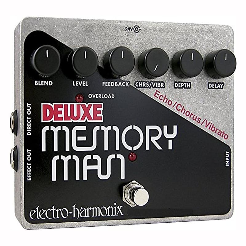 Electro-Harmonix Deluxe Memory Man Analogue Delay Pedal XO image 1
