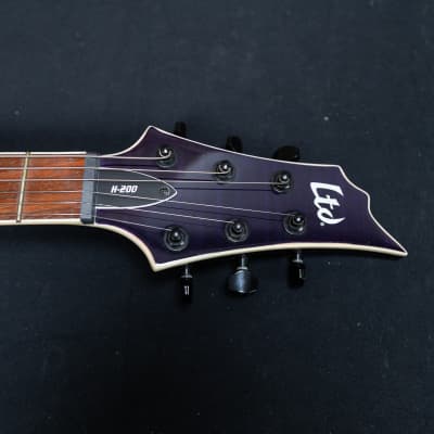 ESP LTD H-200 Electric Guitar - See Thru Purple (10560-SR) image 14