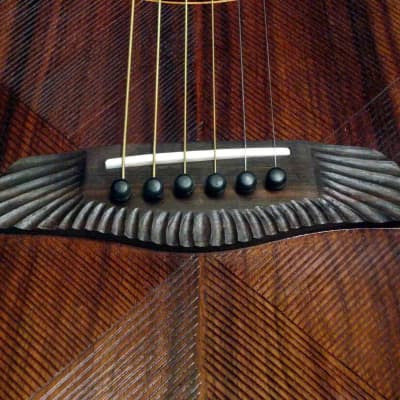 Blueberry Handmade Grand Concert Guitar - Balinese Rosewood Body image 7