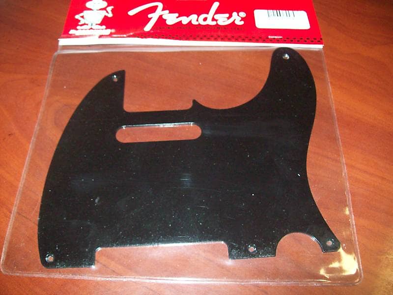 Genuine Fender '52 Tele 5-Hole Pickguard - BLACK, 099-2019-000 image 1