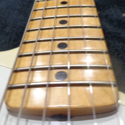 Fender  68 Reverse Headstock Stratocaster 2001 White image 8