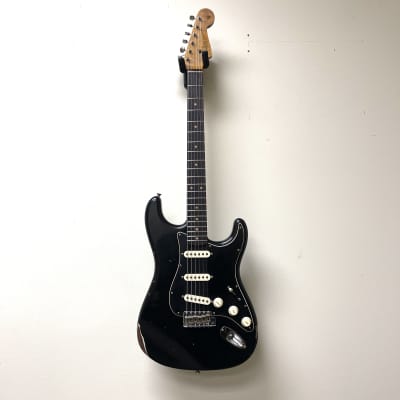 Fender Custom Shop Limited Edition Relic Roasted Dual-Mag Stratocaster with Rosewood Fretboard 2017 - Aged Black image 4