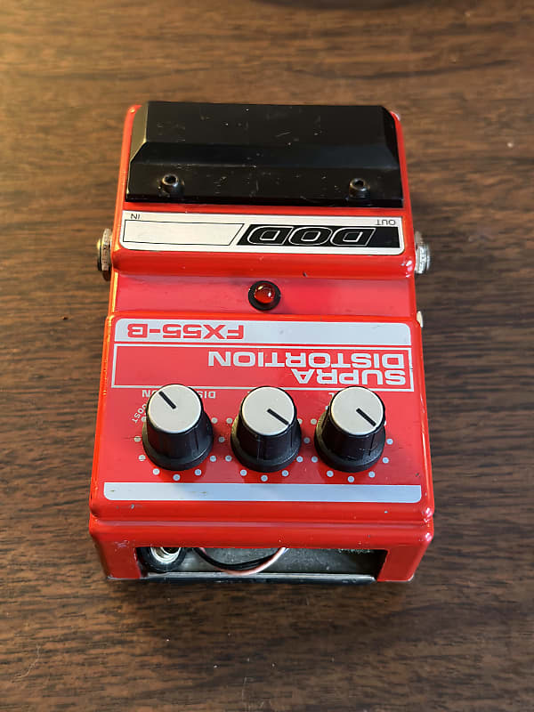 DOD Supra Distortion FX55-B Red 1990s