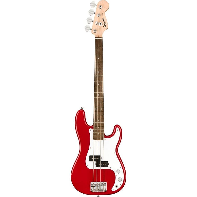 Squier Mini Precision Bass Guitar Red image 1
