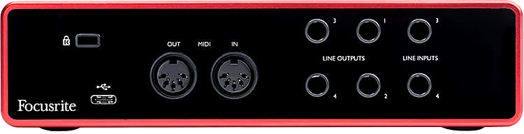 Focusrite Scarlett 4i4 Third-Generation 4-in, 4-Out USB Audio Interface image 1