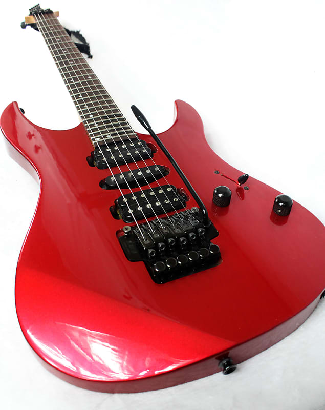 Rare 95 Yamaha RGX 621 D With Scalloped Frets in Metallic Red