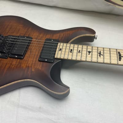 PRS Paul Reed Smith Dustie Waring Signature CE24 CE-24 Floyd Guitar with Gig Bag 2020 - Burnt Amber Smokeburst image 5