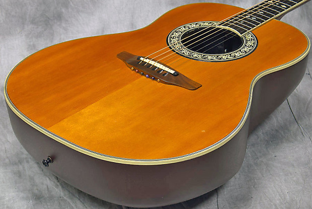 Ovation 1617 Acoustic/Electric Guitar 1980s | Reverb