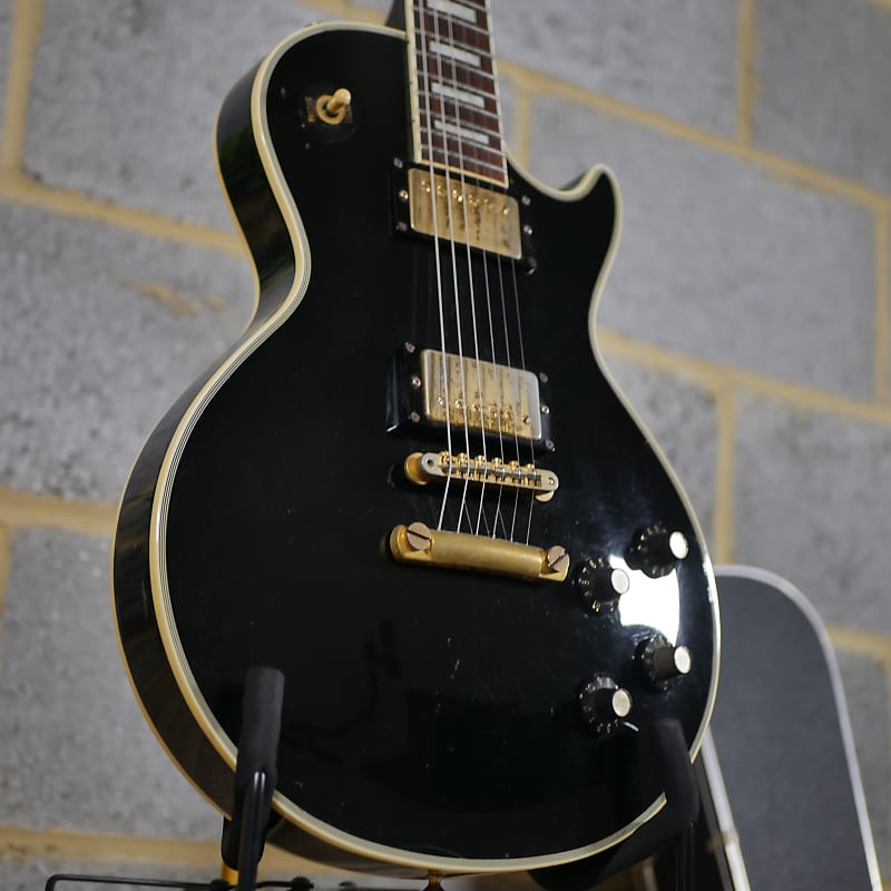 Greco Mint Collection EGC-500 Single Cut Custom Black Beauty Made In Japan  1982 Black