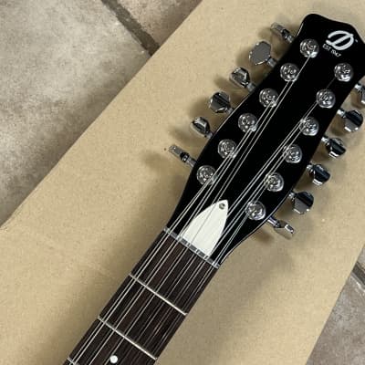 Danelectro 59X12 12-String Electric Guitar Black image 7