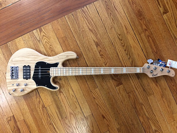 Cort GB74 OPN 4-String Bass Open Pore Natural image 1