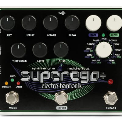 Electro Harmonix Superego Plus Synth Engine/Multi Effect Guitar Pedal
