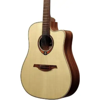 Lag T88DCE Tramontane Dreadnought Cutaway Acoustic-Electric Guitar image 5