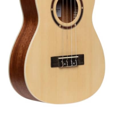 Stagg UB-30 Spruce Traditional baritone ukulele w/ spruce top and black nylon bag for sale