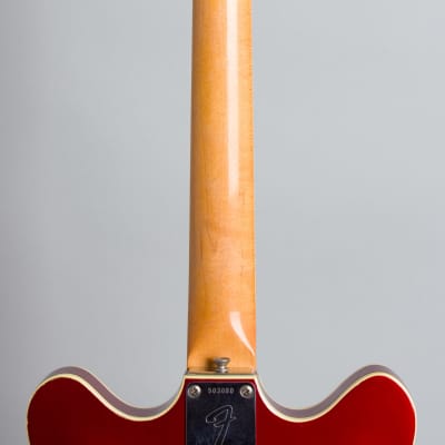 Fender  Coronado II Thinline Hollow Body Electric Guitar (1966), ser. #503080, original black tolex hard shell case. image 9