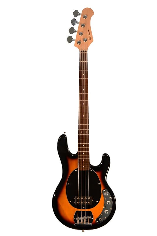 Glen Burton GBMM1-SB Rock Solid Body Basswood Top 4-String Electric Bass Guitar w/Bag, Cable & Strap image 1