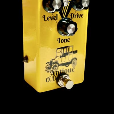 Clone Boss Super Overdrive SD-1 WAZA with more gain mod and  channel switching 2022 Yellow image 3