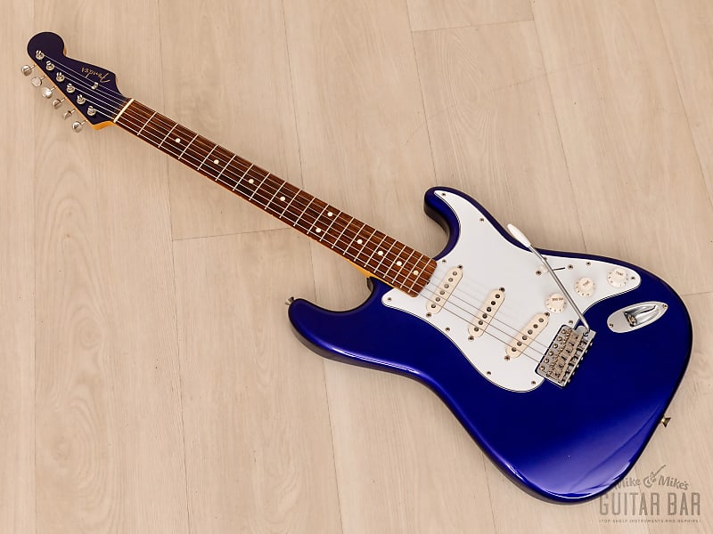 2011 Fender Stratocaster ‘62 Vintage Reissue ST62-TX/MH Jupiter Blue w/ USA  Pickups, Japan MIJ