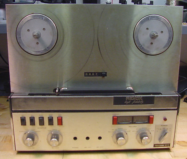 Revox A77HS half track stereo 15 & 7.5 ips reel to reel tape recorder