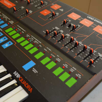 Restored ARP Quadra Synthesizer Keyboard with new sliders! image 11