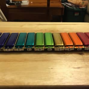 12 Piece Hohner Custom MS Series 2005 Rainbow Harmonicas image 5