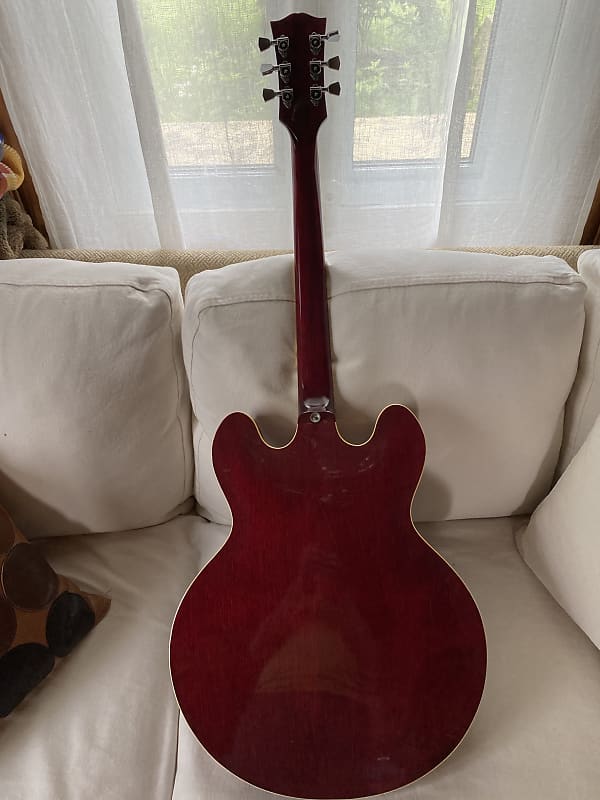 Greco SA-550 Semi-Hollow 1974 Transparent Red | Reverb
