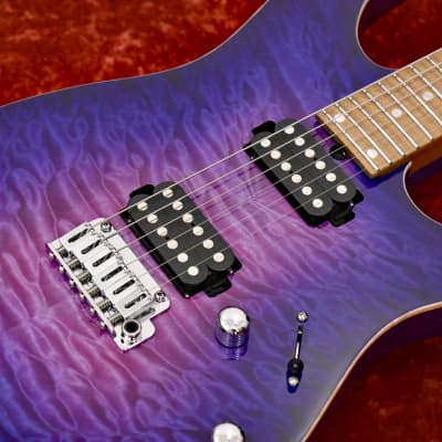 T's Guitars DST-Pro 24 Quilt -Purple Nebula Burst- [Made in