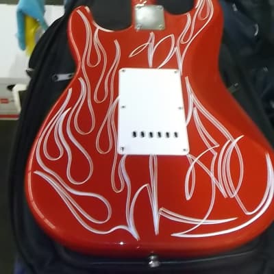 Fender Squier 2010 Red Pinstripe image 9