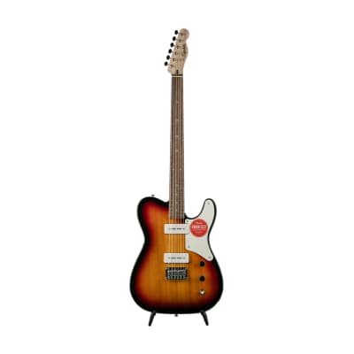 Squier Paranormal Series Baritone Cabronita Telecaster Electric Guitar, 3-Tone Sunburst,CYKL21013375 for sale