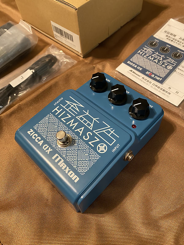 Maxon OD820 Overdrive Pro Hizmaszo Zico's Ax Blue | Reverb Maxon OD820 Overdrive Pro Hizmaszo Zico's Ax Blue | Reverb