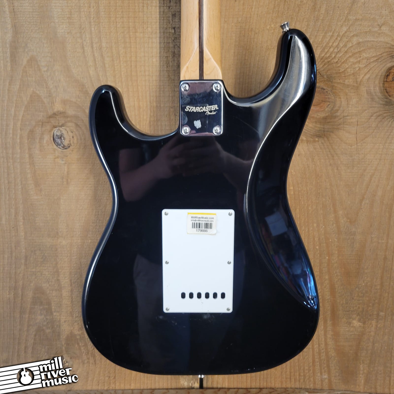 Fender Starcaster Electric Guitar Black Used