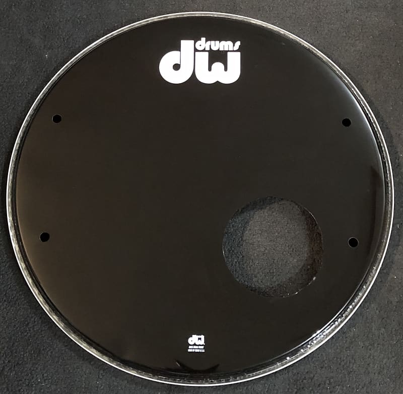 DW Factory Vented Front Resonant Bass Drum Head 20 inch Reverb