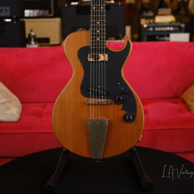 Grez "Folsom" Natural Single Cut Electric Guitar  - 1 Piece Redwood Body! image 4